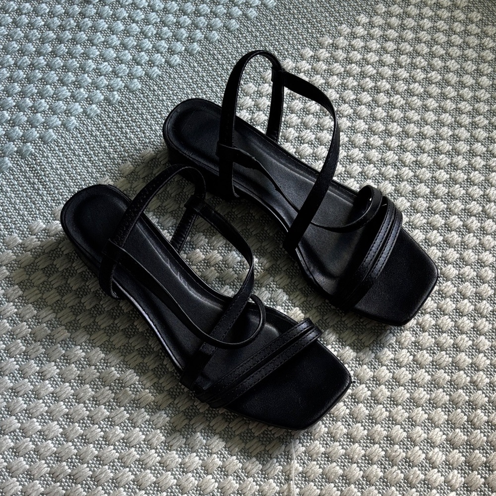 Target Black Strappy Sandals